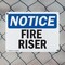 Signmission Fire Riser OSHA Notice Sign, Plastic, 14in W x 10in L, 2PK OS-2PACK-NS-P-1014-L-12654 - alternate 7